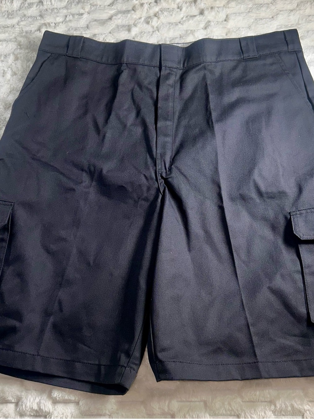 Dickies Navy Cargo Shorts with Side Pockets